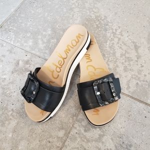 SAM EDELMAN Black Sandals